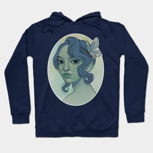 Green Portrait Hoodie